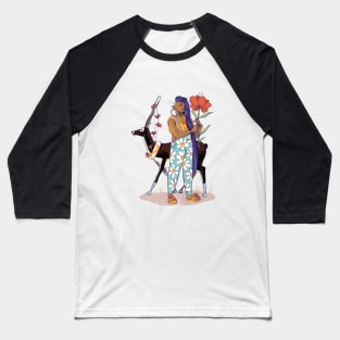 Flower power Baseball T-Shirt